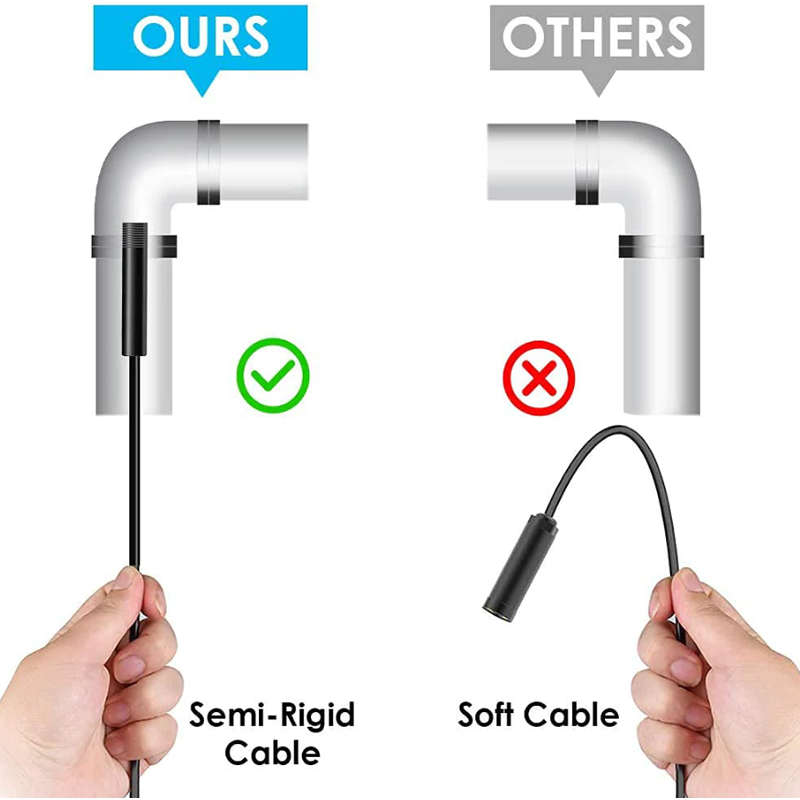 Endoscope Type-C, IP67 Endoscope Camera for Mobile with 3.5m Cable View on Cellphone Screen