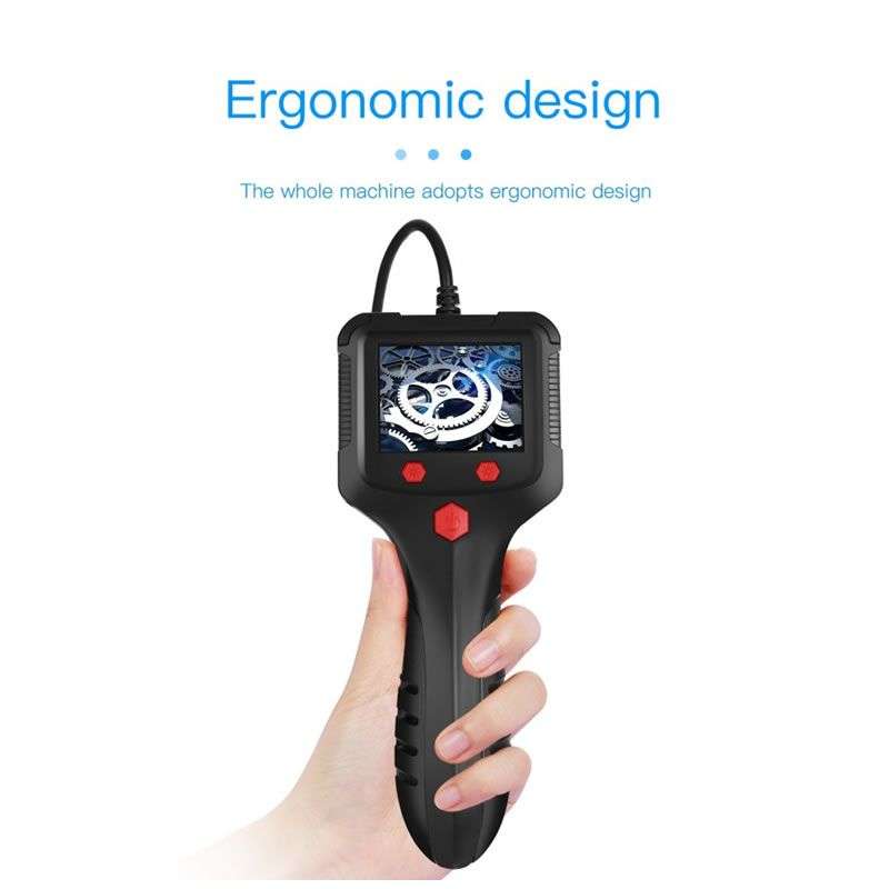 Endoscope Camera with 5m cable camera Handheld 2.4inch IPS Screen 5.0MP Night Vision IP68 Waterproof