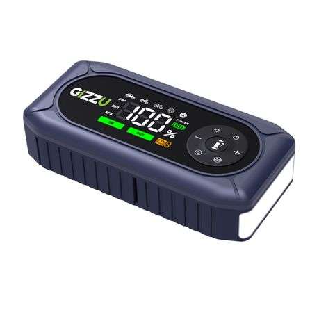Gizzu - 4-in-1 Jump Starter & Air Compressor - Gizzu - 4-in-1 Jump Starter & Air Compressor