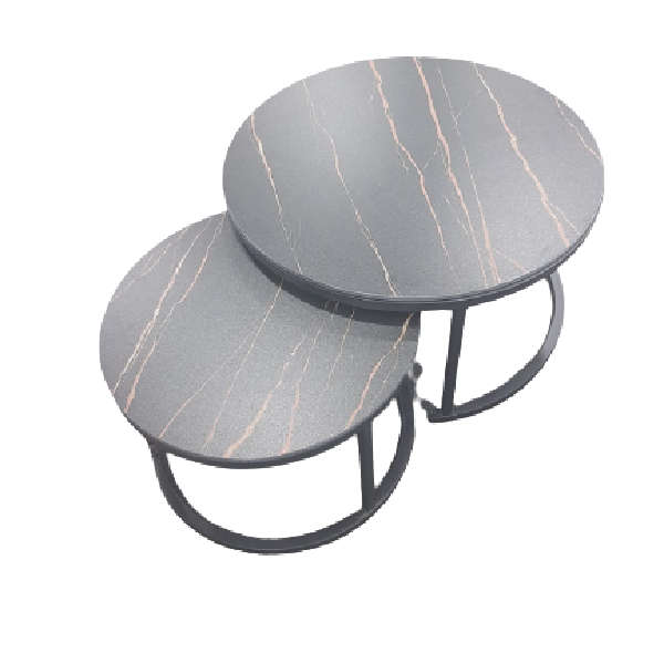 Coffee Table 2in1- Grey marble