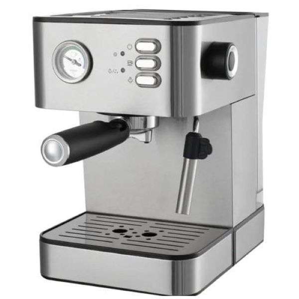 Hoffmans Automatic Control Espresso Coffee Maker with Milk Frother - 20 Bar