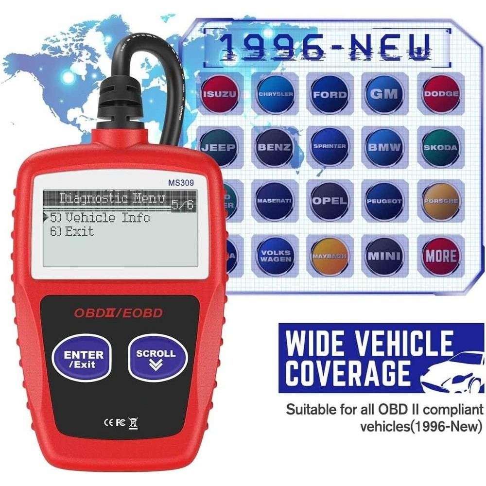 OBD2 Scanner MaxiScan MS309 Car Check Engine Code Reader