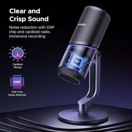 Ugreen - CM769 RGB USB Gaming Microphone - Ugreen - CM769 RGB USB Gaming Microphone