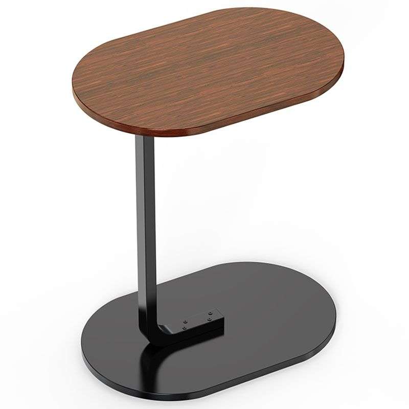 Wooden C-Shape Coffee Table