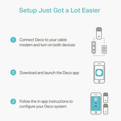 Tp-Link - Deco M4(1-Pack) AC1200 Whole-Home Mesh Wi-Fi System - Tp-Link - Deco M4(1-Pack) AC1200 ...