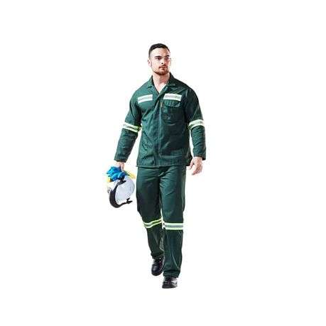 Poly-Viscose 2 Piece Acid Resistant Conti Suit Reflective - EU 38 - Poly-Viscose 2 Piece Acid Res...