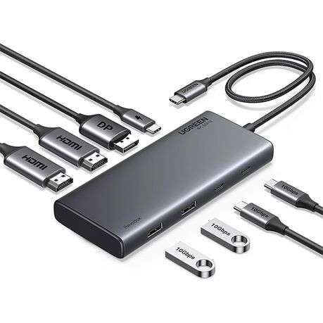 Ugreen - 8 in 1 USB Type-C Hub - Ugreen - 8 in 1 USB Type-C Hub