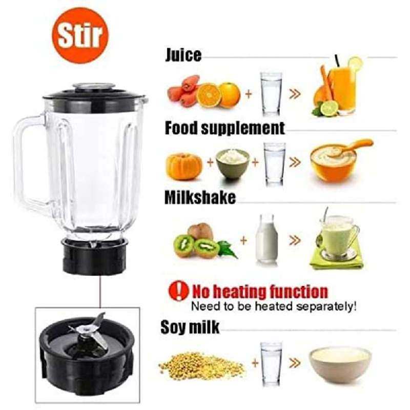 Luma Bella Glass 1.5 L Multiple Speeds Jug Blender