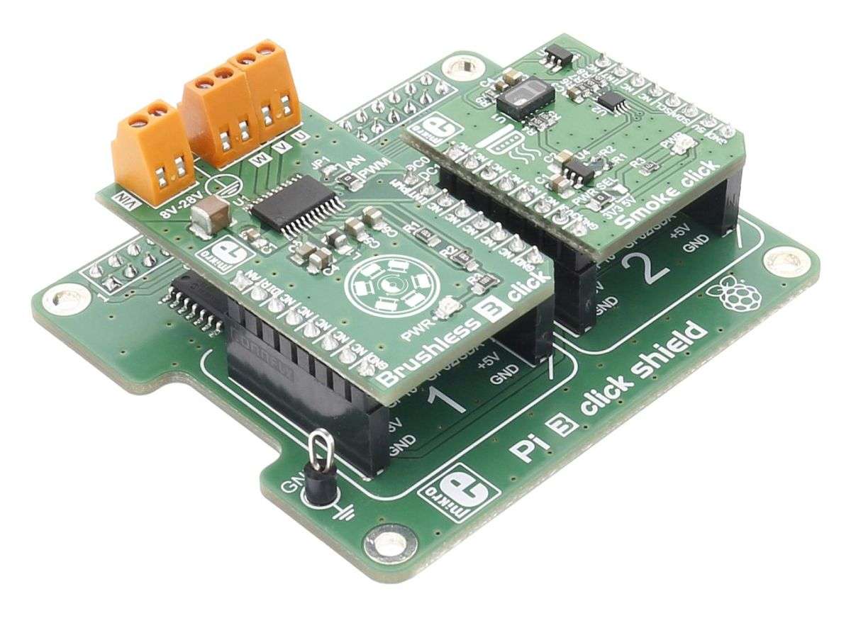 Mikroelektronika (MIKROE-2756) Expansion Board, Pi 3 Click Shield