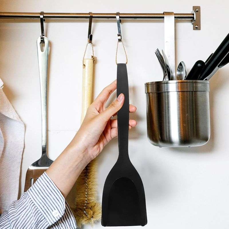 Fried Egg Double Spatula Pancake Bread Clamp Barbecue Shovel Tongs