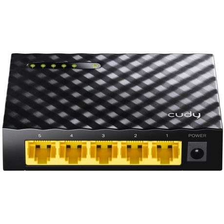 Cudy 5 Port Gigabit Desktop Switch | GS105D - Cudy 5 Port Gigabit Desktop Switch | GS105D