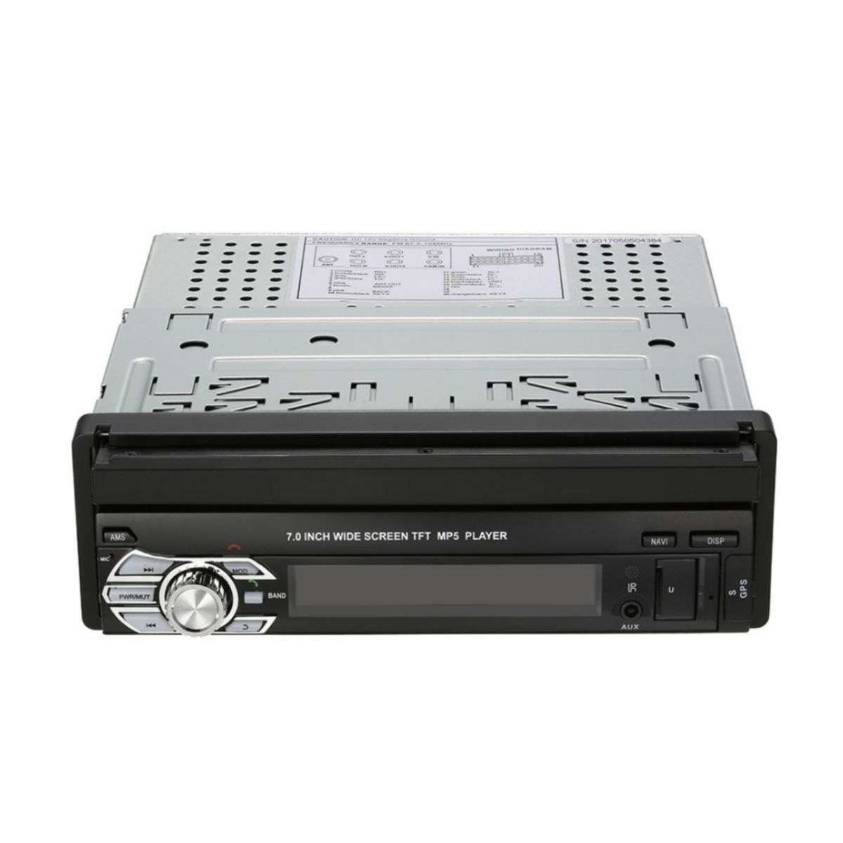 7` Retractable Screen Multimedia Player