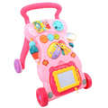 Jack Brown Multifunctional First Steps Baby Walker Toy - Pink