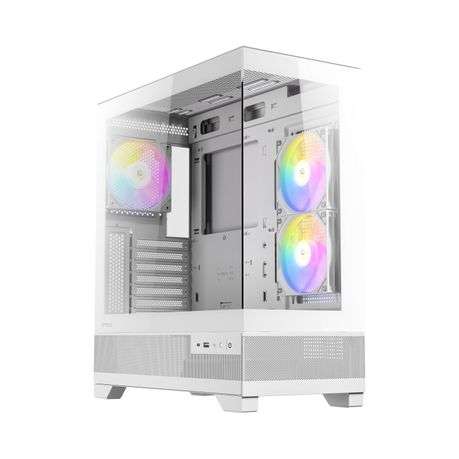 Antec - CX700 ARGB Mid-Tower Gaming Chassis - White - Antec - CX700 ARGB Mid-Tower Gaming Chassis...