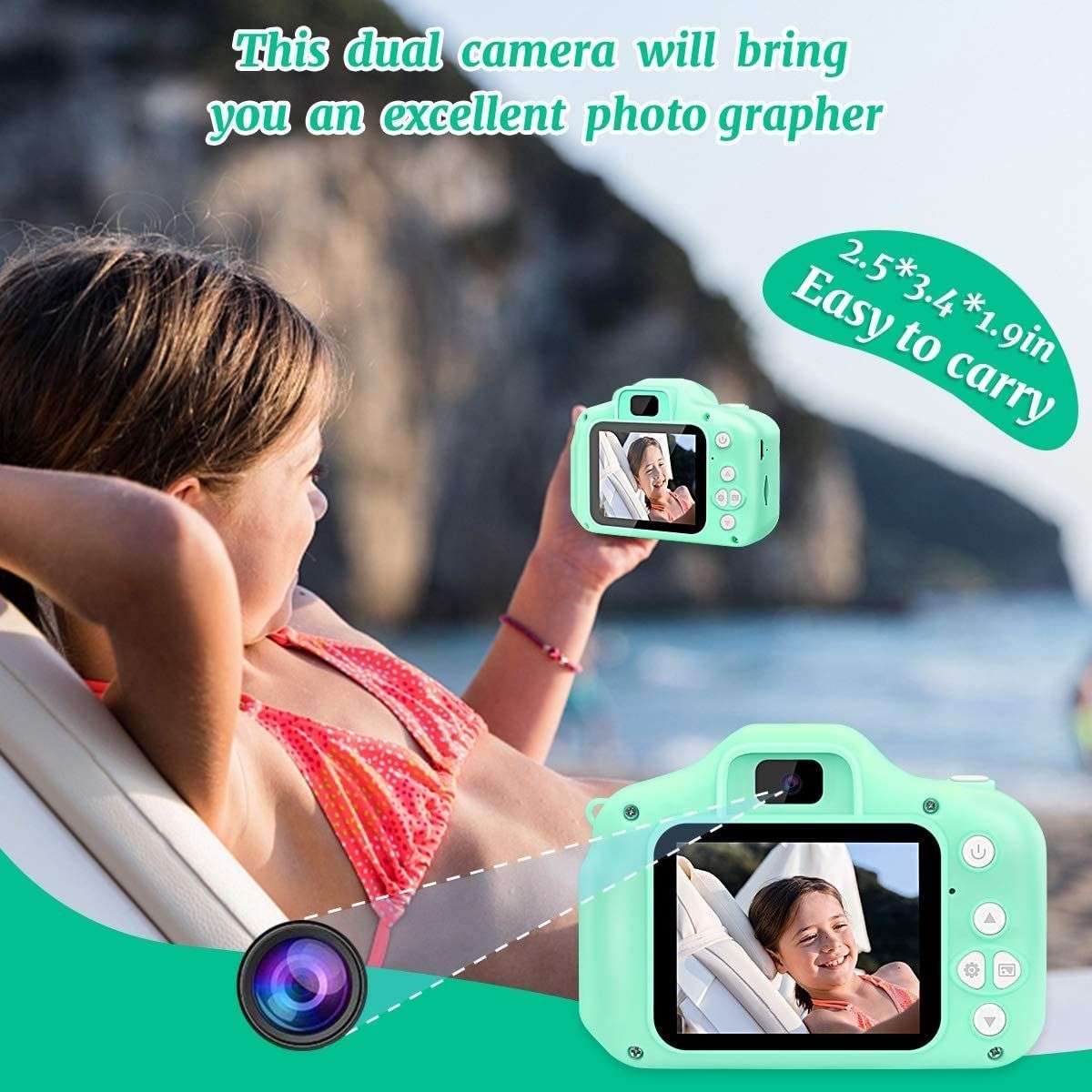 Children's Digital Camera - Pink or Blue