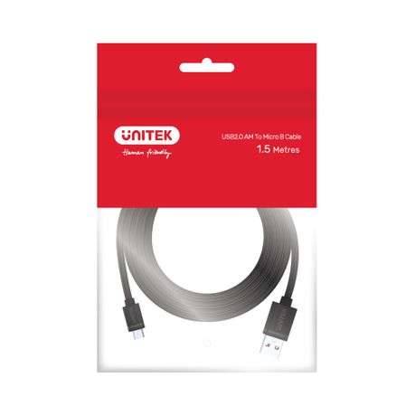 Unitek - USB 2.0 to Micro USB Charging Cable - Unitek - USB 2.0 to Micro USB Charging Cable