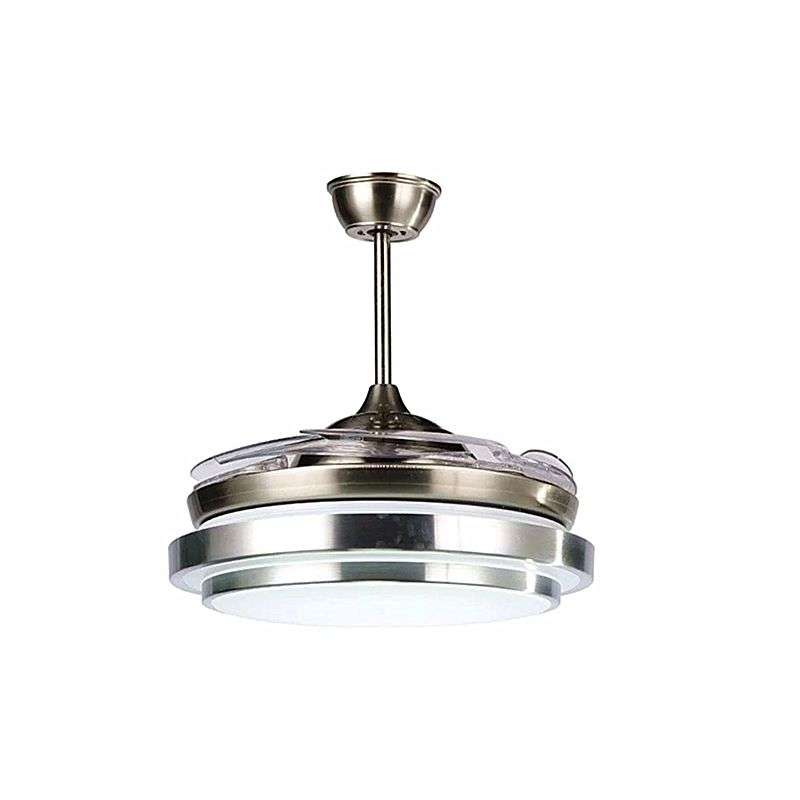 Hello Today Remote Control Modern Luxury Quiet Auto Folding Invisible Ceiling Fan 8605(Display Item)