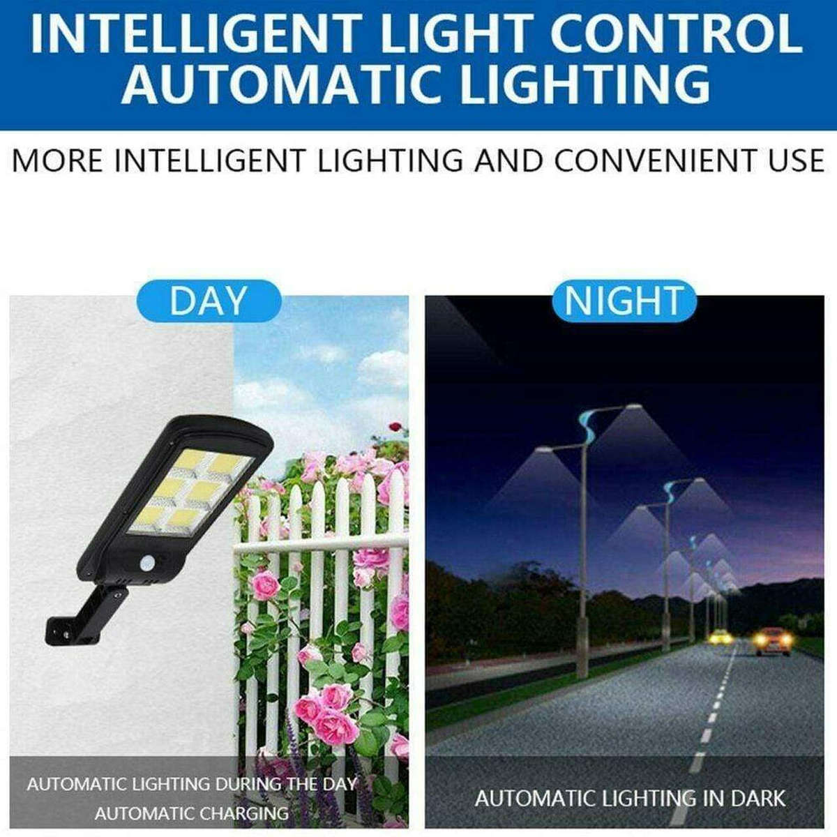 Solar Charging Induction Wall Lamp Solar Light Set with Remote