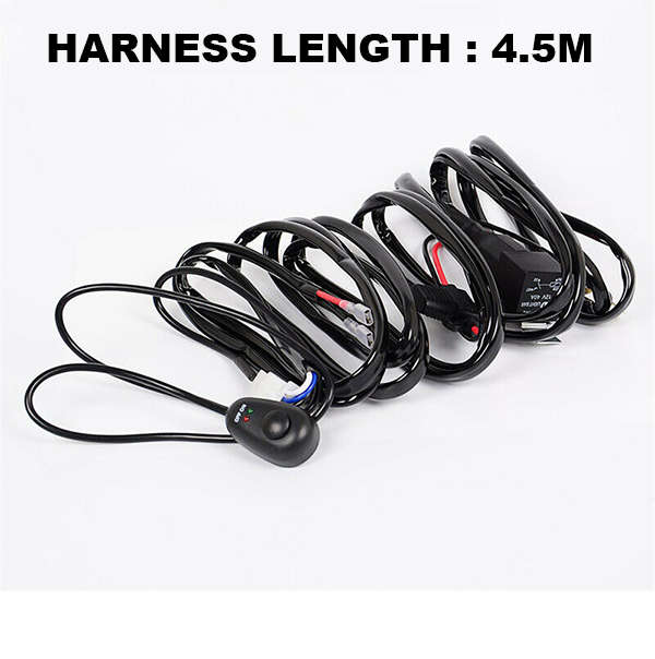 LED Spotlight Wiring Harness + Switch and Remote