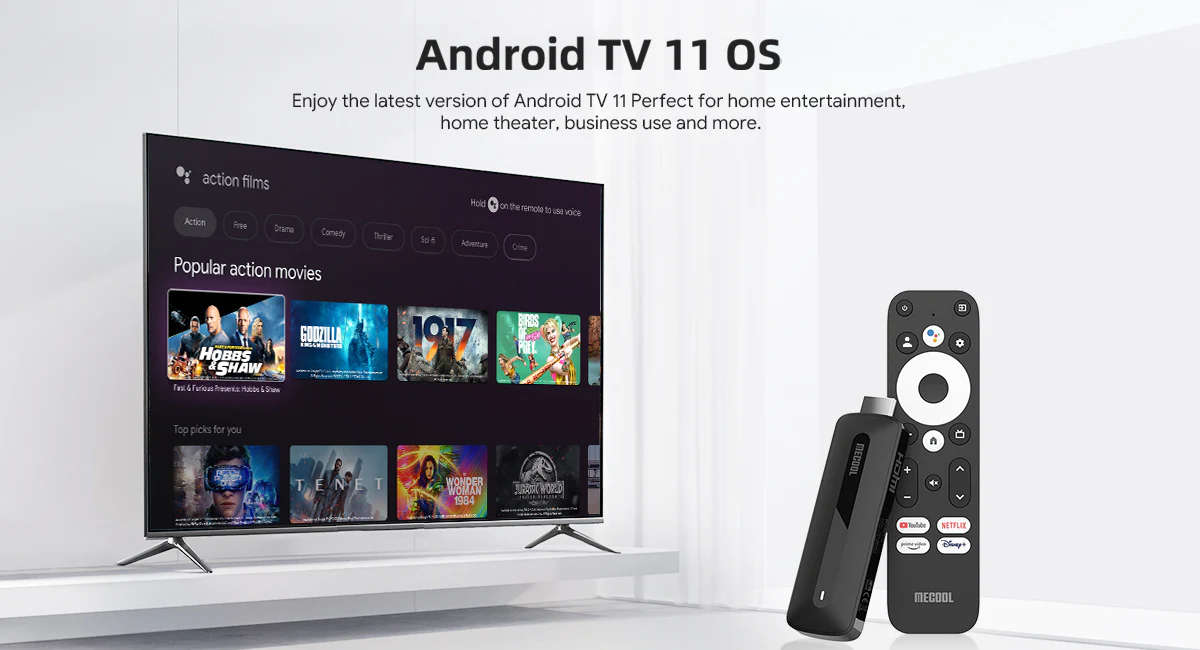 Mecool KD3 4k android tv stick