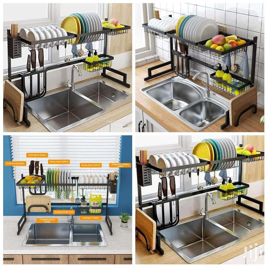 Jack Brown 85 cm Kitchen Over The Sink Dish Drying Rack