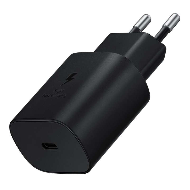 Super Fast Charging Wall Charger (PD 25W - USB C) & Type C to Type C Cable