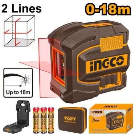 Ingco - Self-leveling line laser - 0~18m Range - Ingco - Self-leveling line laser - 0~18m Range