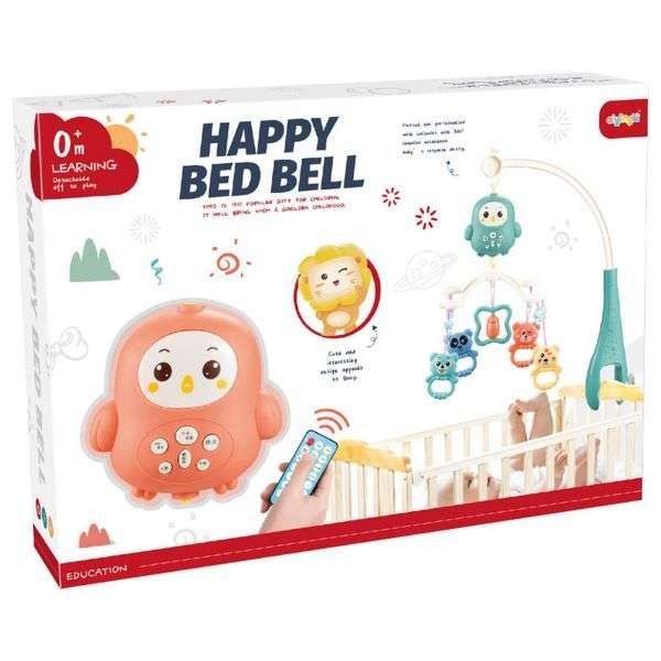 Cot Mobile Happy Bed Bell Educational Toy