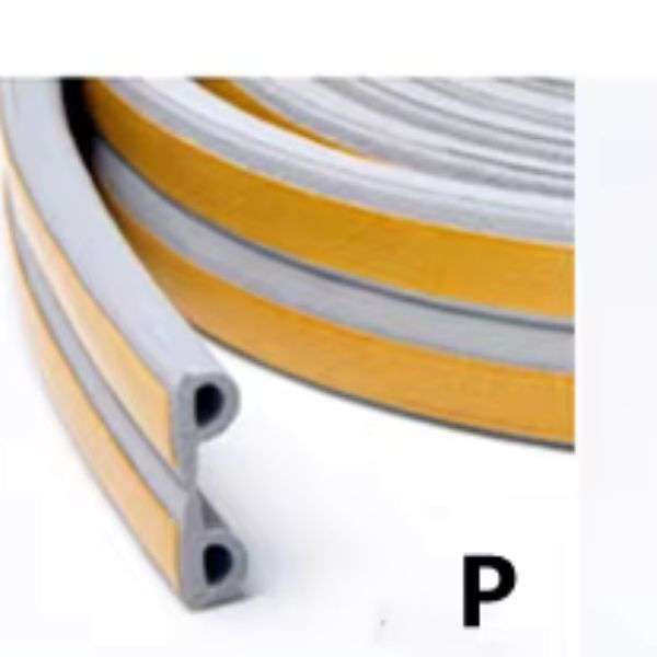 Universal Door And Window Weather Seal and Soundproofing Type P 10 Metres