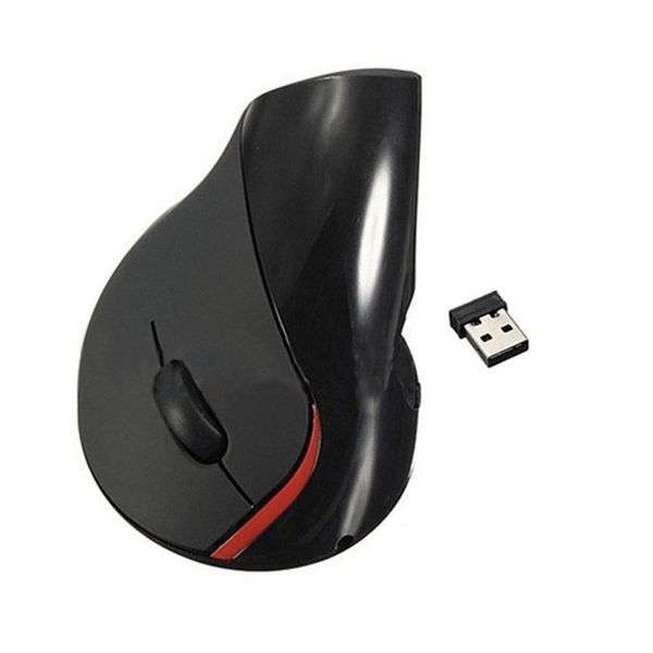 High Precision Wireless Speed Adjustable Optical Vertical Mouse. DWOPTI