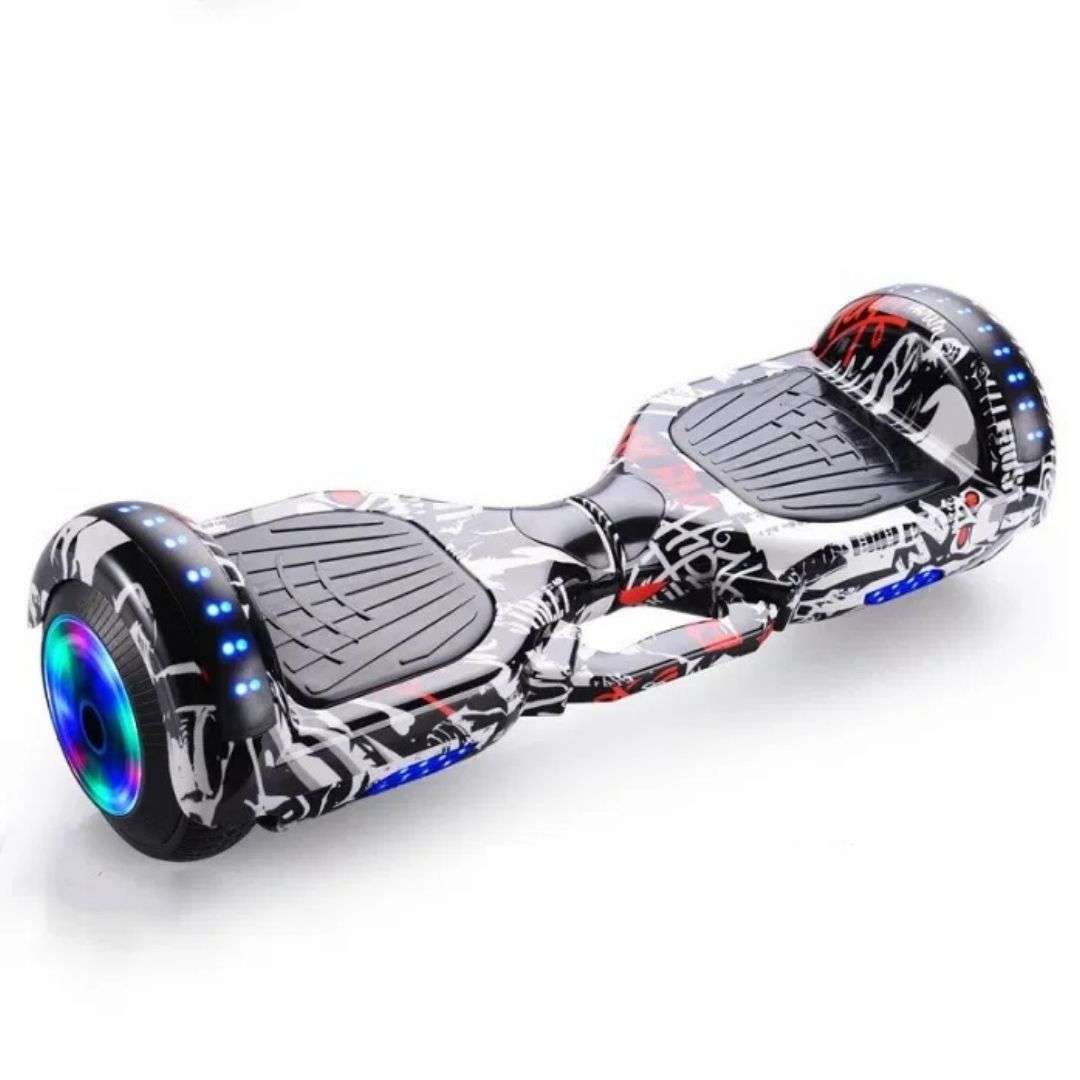 6.5 ` Smart Auto Balance Hoverboard With Bluetooth Speaker  Black & White
