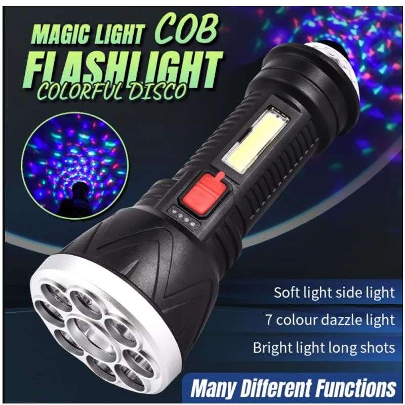 Flashlight Magic ball Stage Lamp Multifunctional Torch