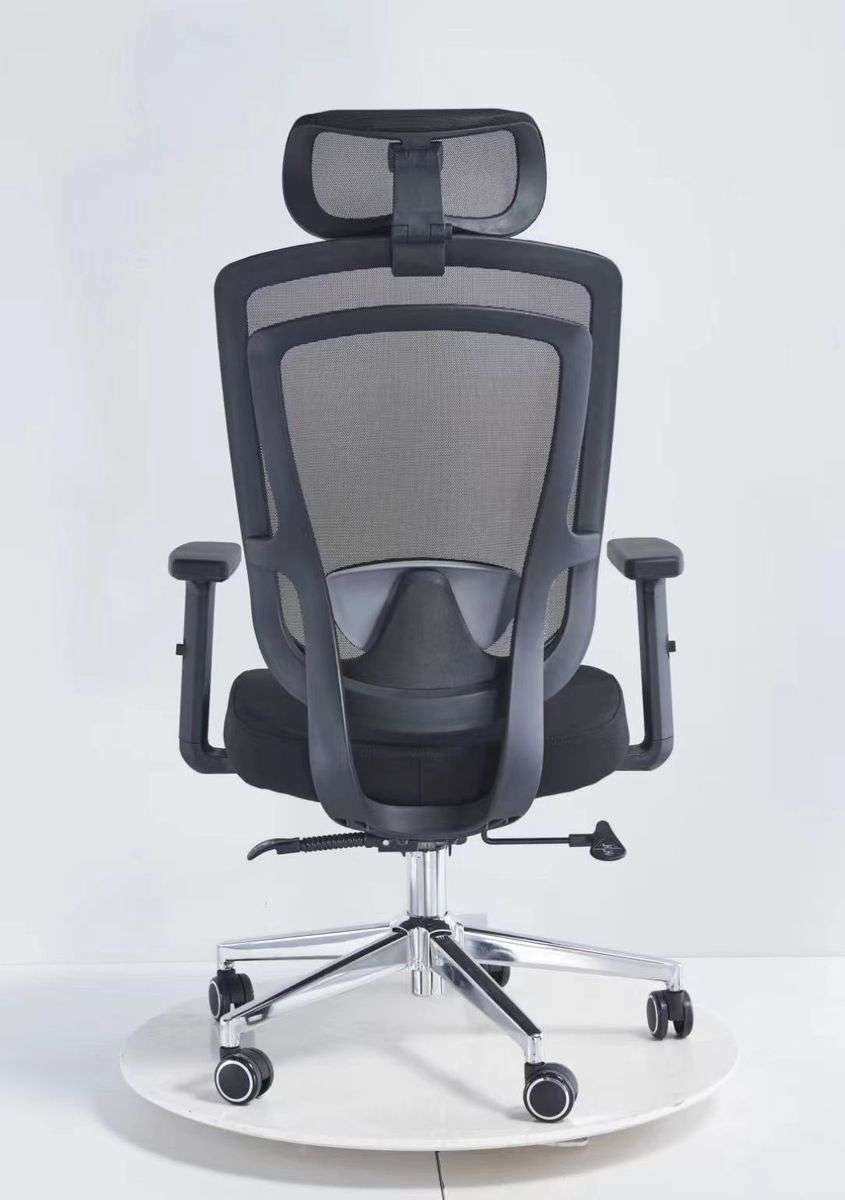 Office Chairs - Ergonomic Mesh with Headrest - Black Colour