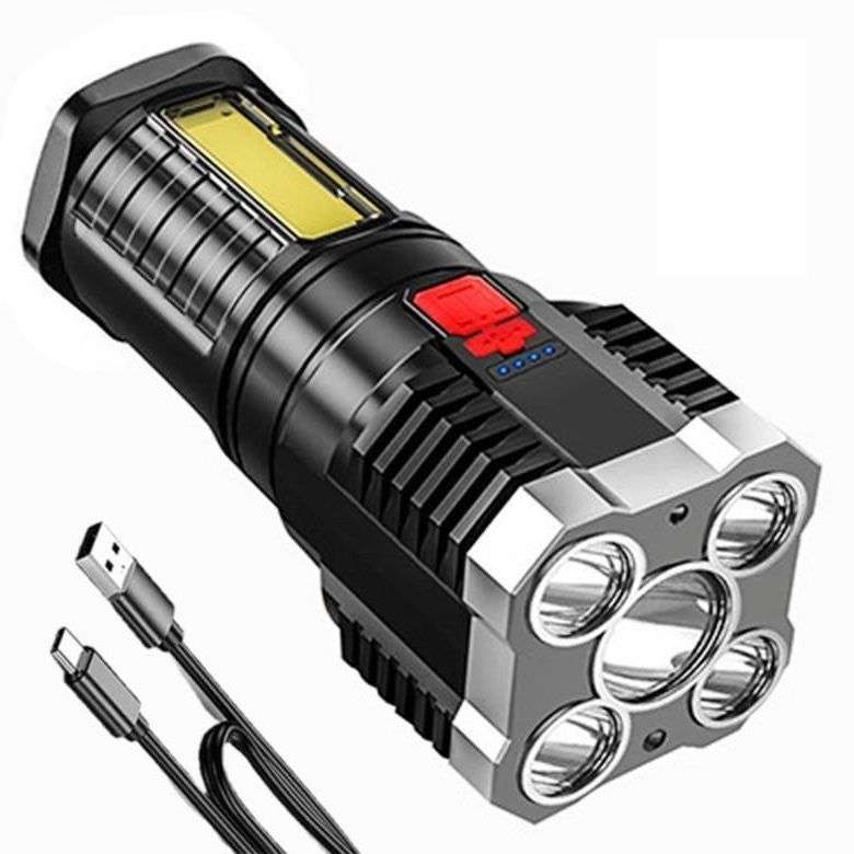 Portable USB Rechargeable Flashlight