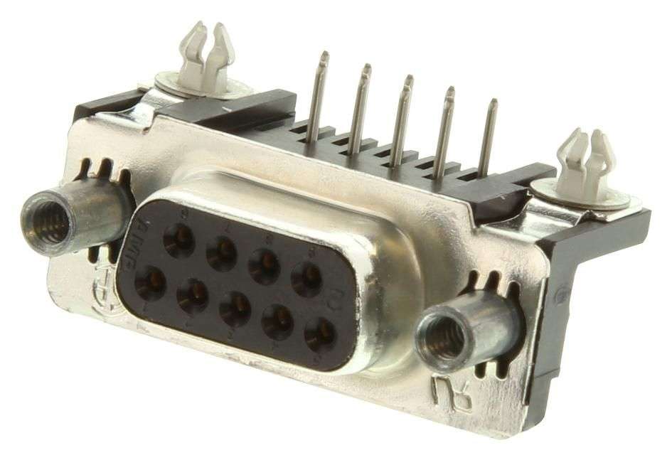 TE Connectivity (5747844-5) D Sub Connector, DB9, 9 Contacts, Receptacle