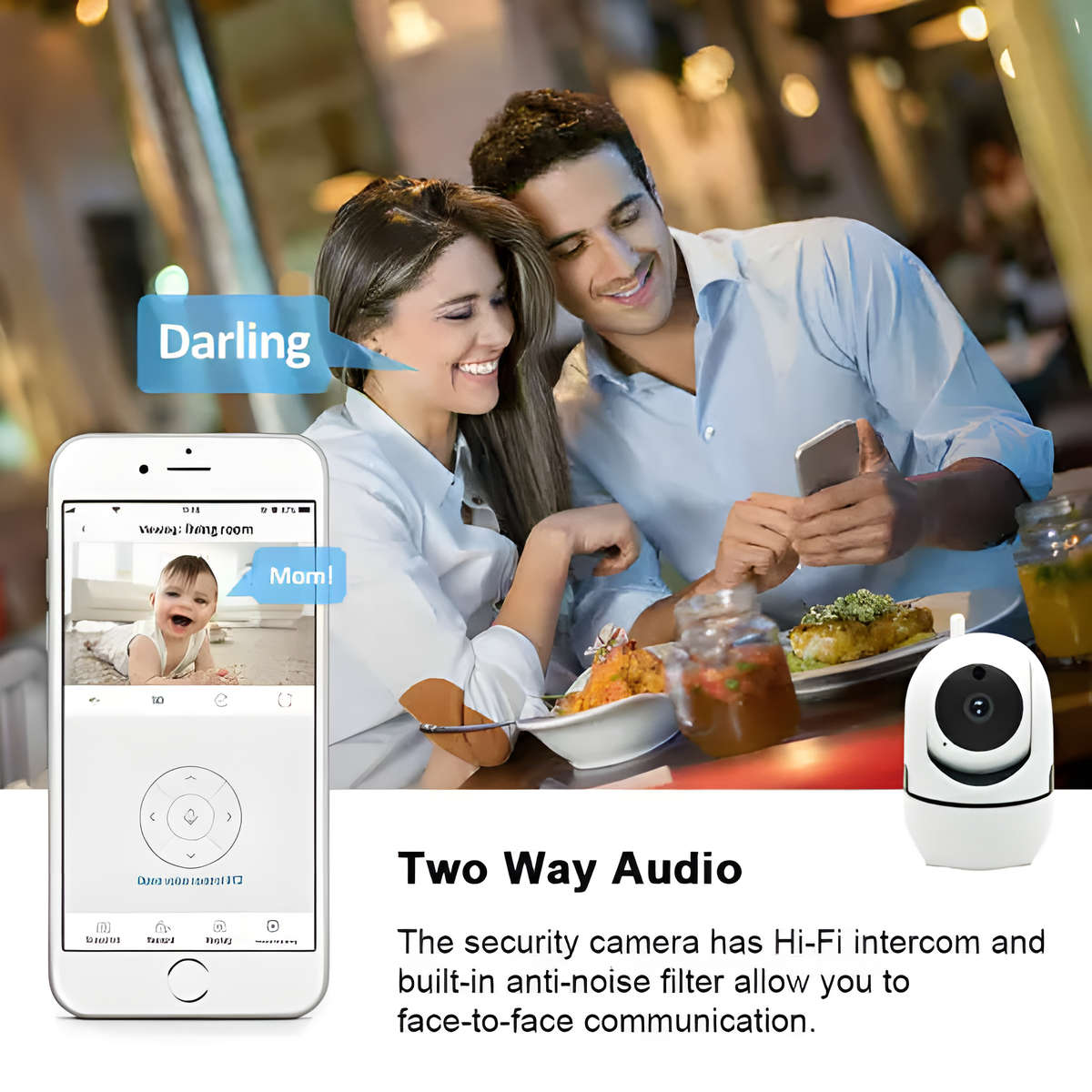1080P WI-FI Night Vision IP Camera