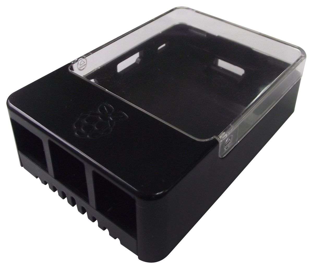 Multicomp Pro (CBPIHAT-BLK) Dev Board Enclosure, Black / Transparent