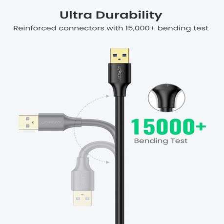 Ugreen - USB 3.0 Extension Cable  Male to Female, 5Gbps Data Transfer - 1m - Ugreen - USB 3.0 ...