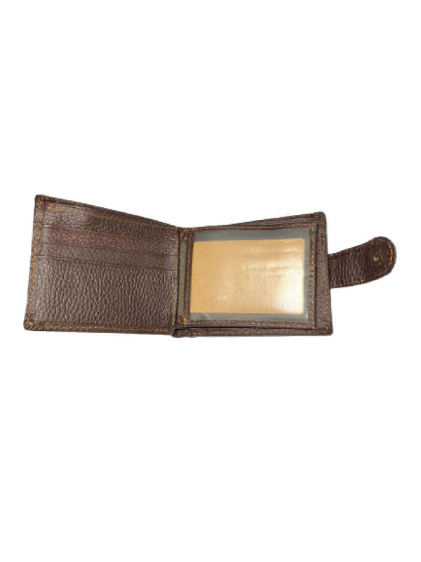 Men Genuine Leather Wallet Brown 861-06