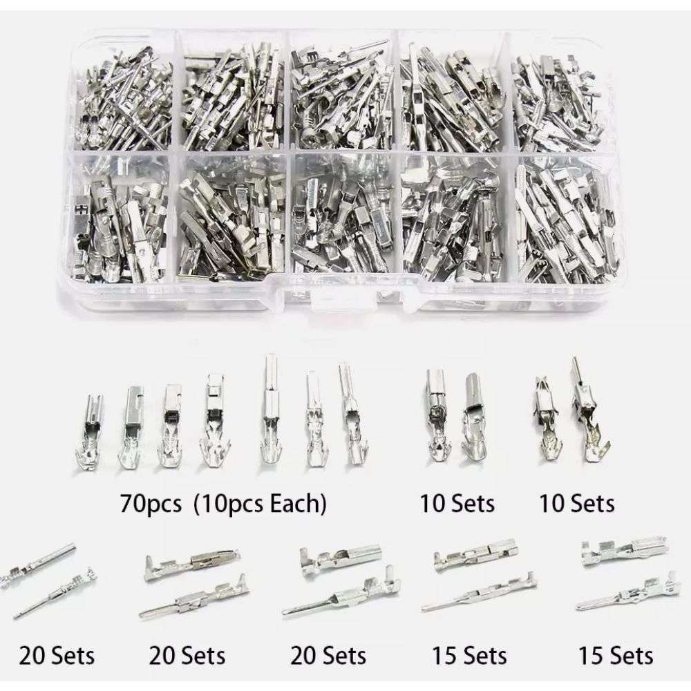 Tool 290 Piece Assorted  Electrical Crimp Wire Terminal  Connector
