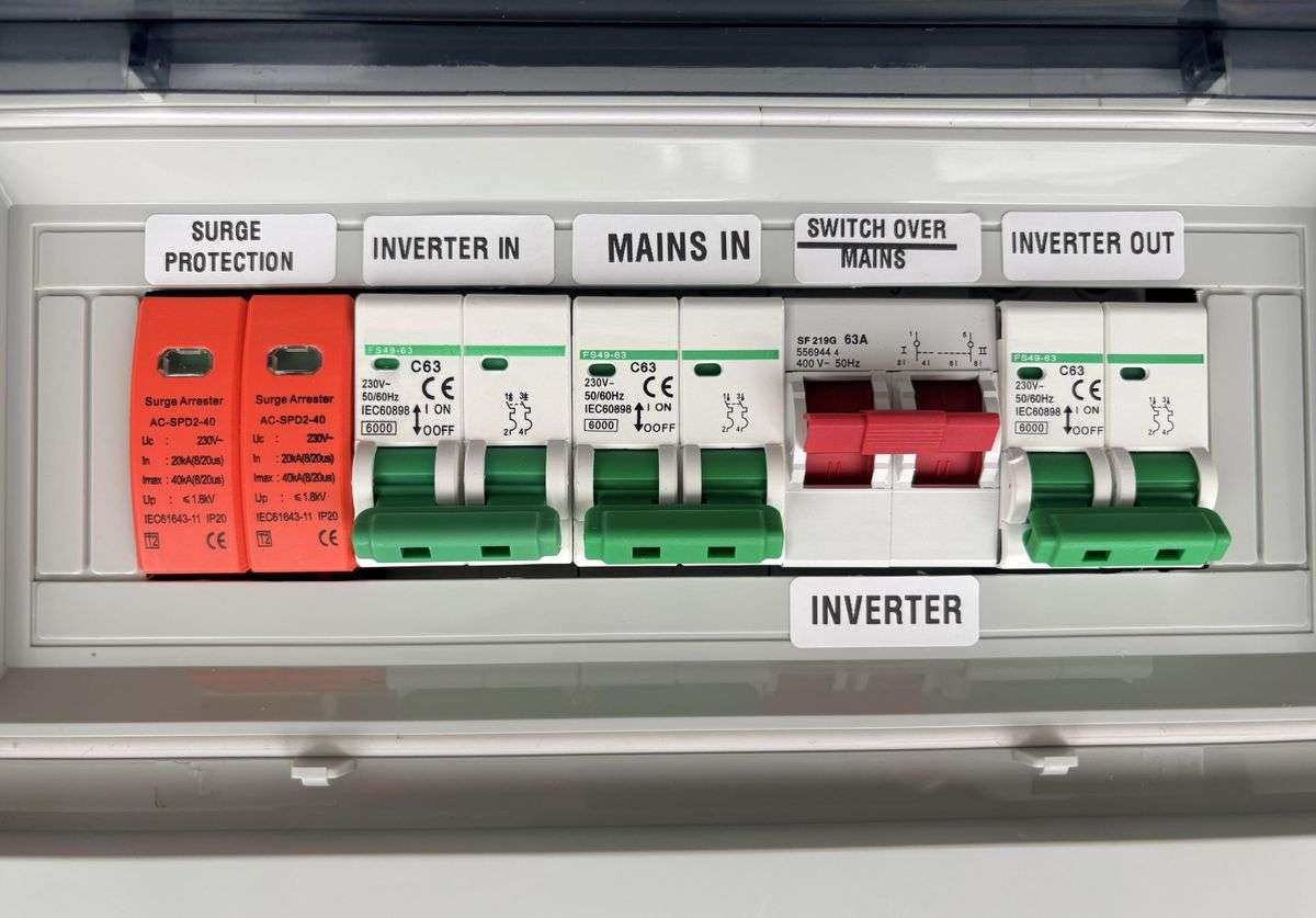 Solar AC Switch Over Distribution Box - Generic