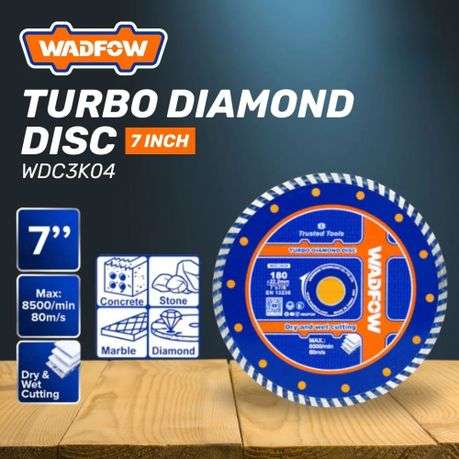 Wadfow - Diamond Turbo Disc 180mm - Wadfow - Diamond Turbo Disc 180mm
