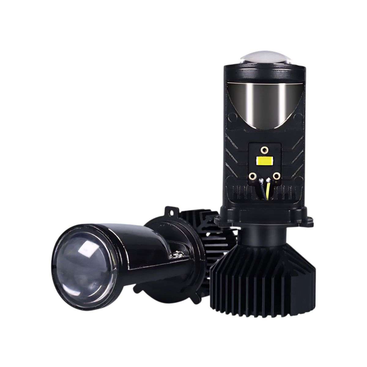 H4 14000LM 70W Mini Lens LED Projector Headlight Bulbs -CSP Chip, Pack of 2