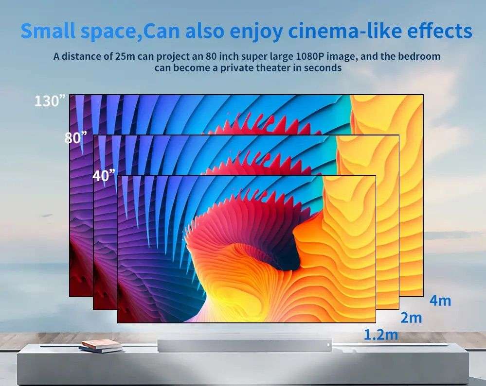 4K Smart LED Projector