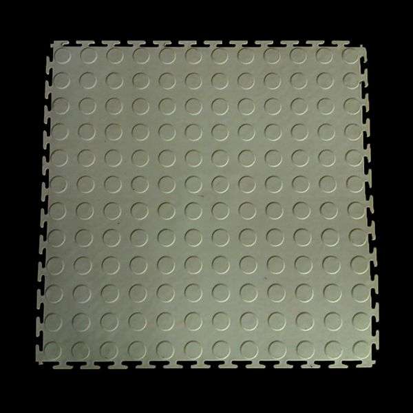 ZEE - PVC Interlocking Rubber Floor Tile - Gym Mats (4-Pack) - Various Colors