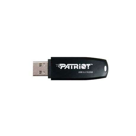 Patriot - Xporter Core 512GB USB3.2 Flash Drive - Black - Patriot - Xporter Core 512GB USB3.2 Fla...