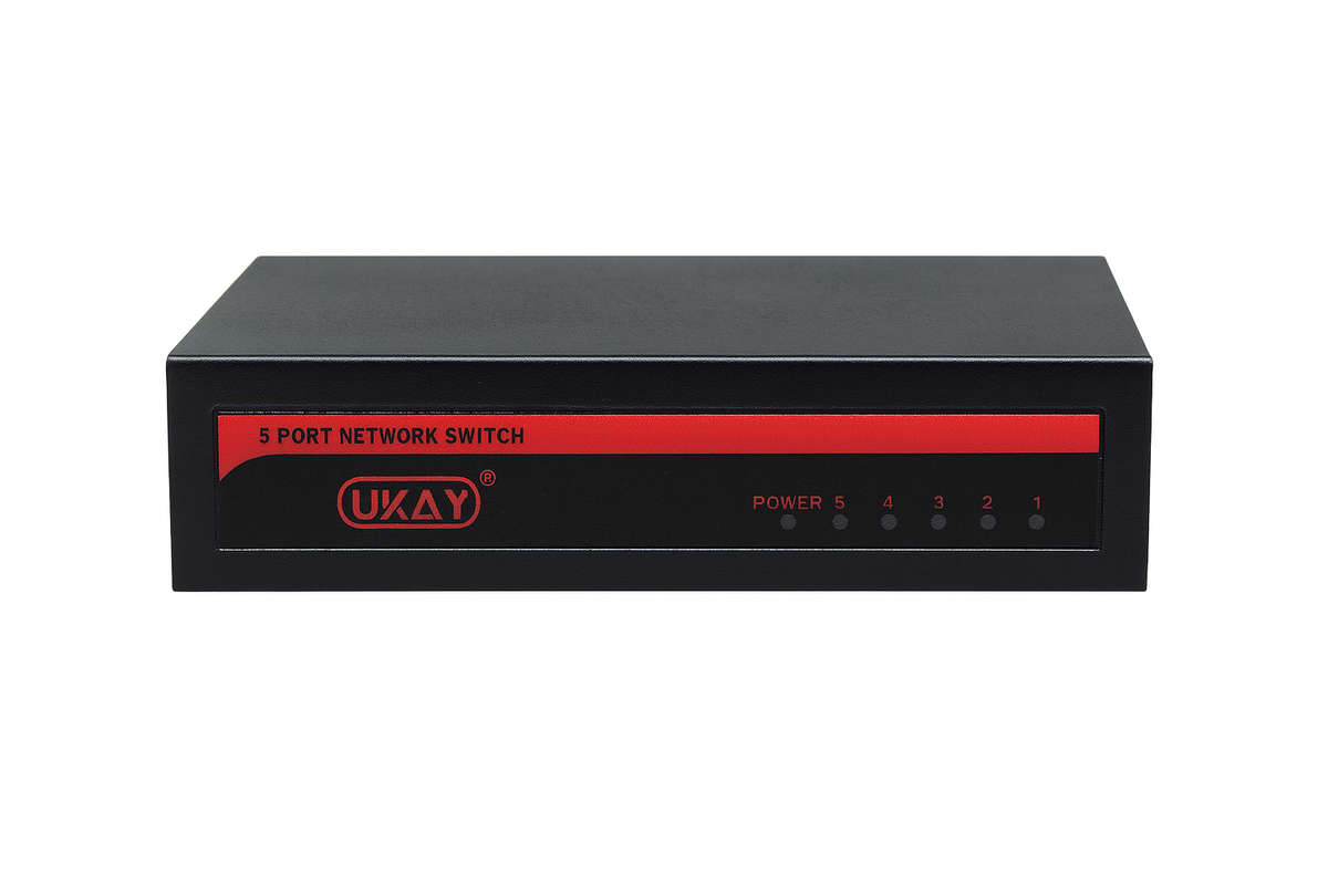 UKAY 5-Port 10/100mbps Desktop Switch Network Switch