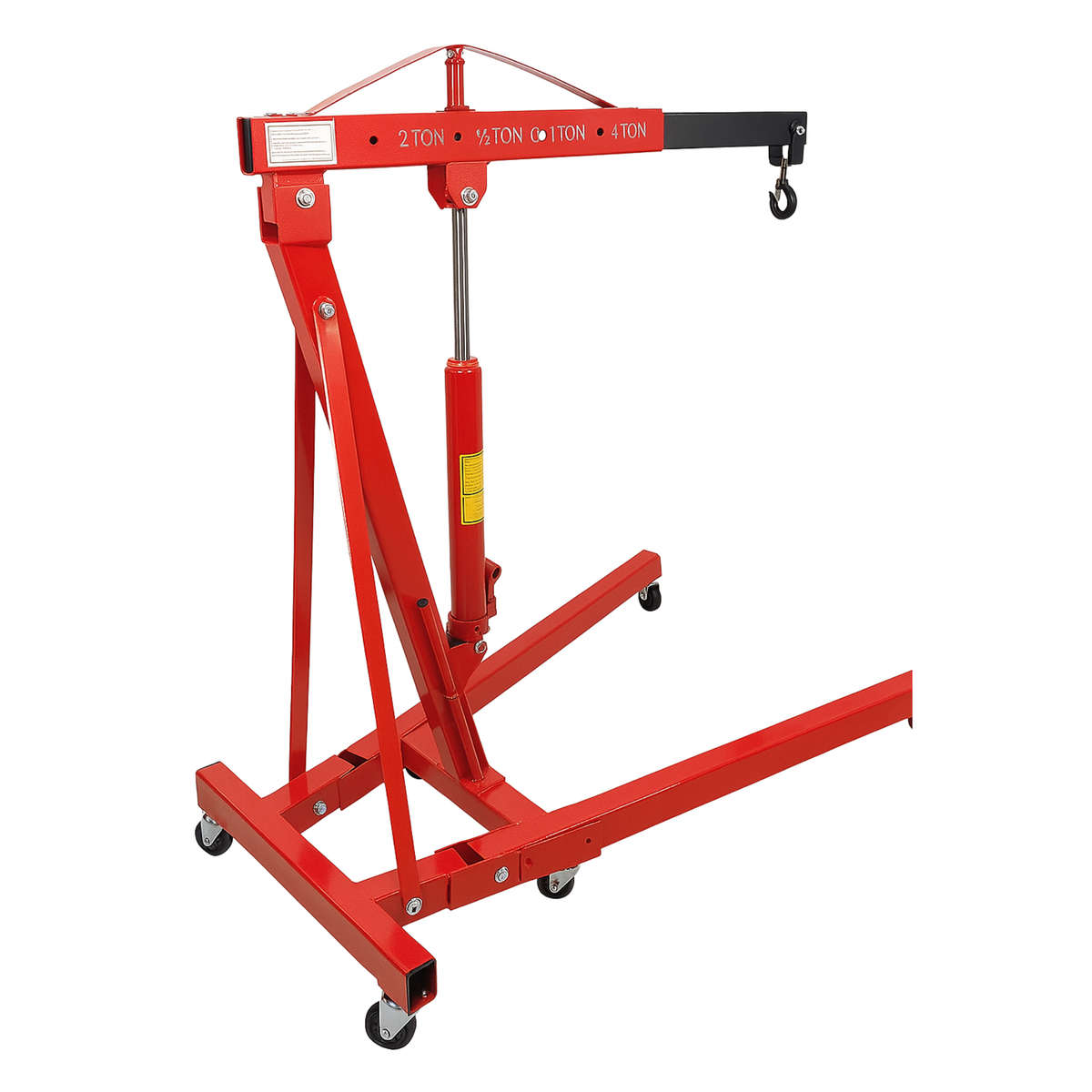 2-Ton Engine Hoist - Folding, Hydraulic, Car Lift