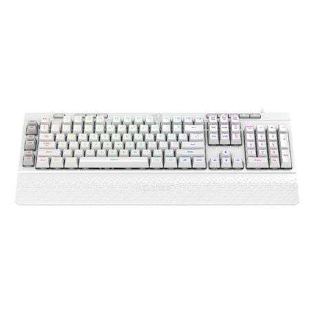 Redragon - Shiva Membrane Keyboard - White - Redragon - Shiva Membrane Keyboard - White