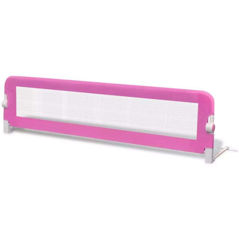 102cm Safety Classic Bed Guard Rail For Toddlers - Pink